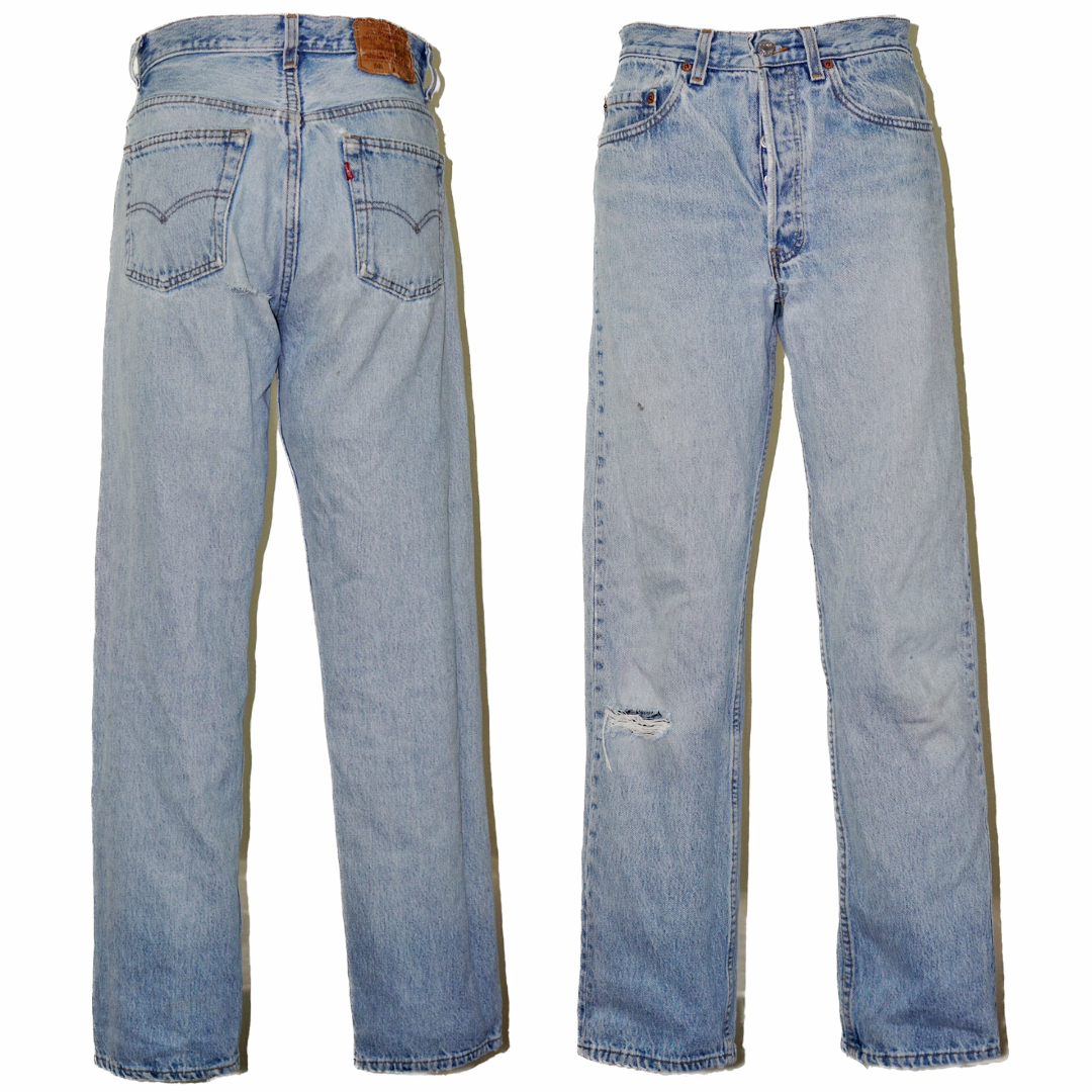 VINTAGE LEVI’S 501 80s USA Straight Jeans 31''