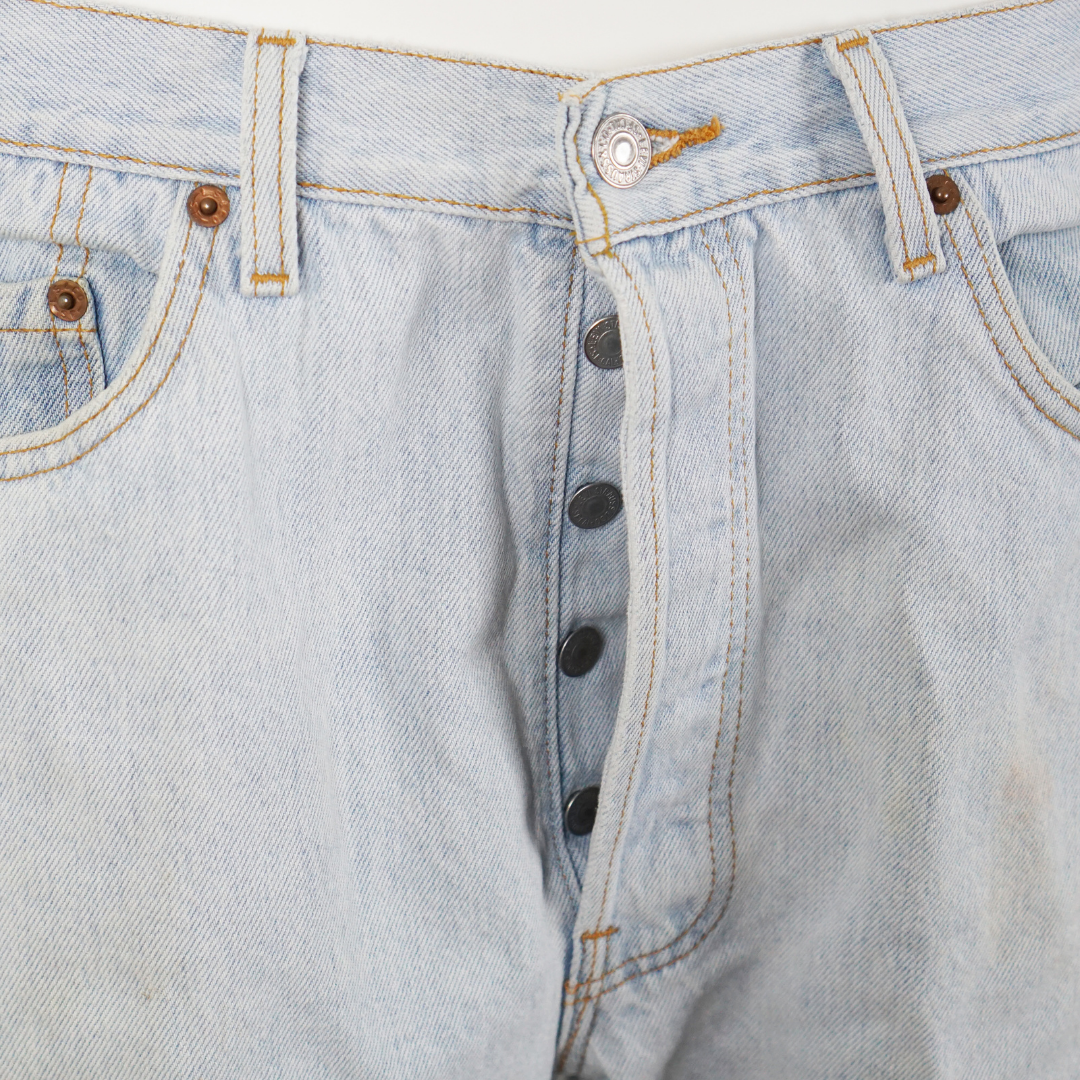 VINTAGE LEVI’S 501 80s USA Straight Jeans 36×32