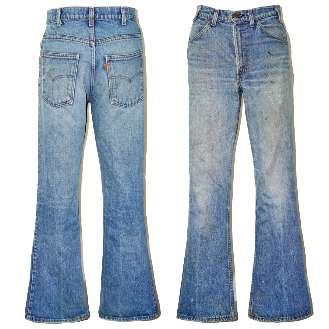 VINTAGE Levi’s 70s Orange Tab Bootcut Jeans 28''