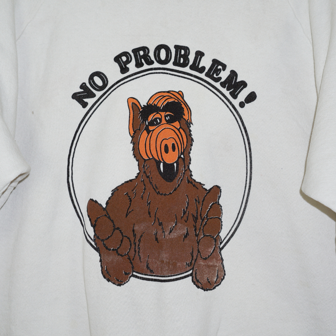 VINTAGE 80s Alf No Problem Graphic Sweatshirt