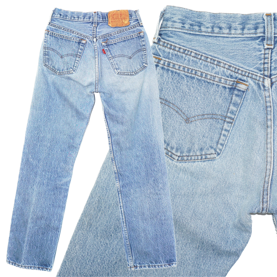 VINTAGE LEVI’S 501 80s USA Straight Jeans 25''