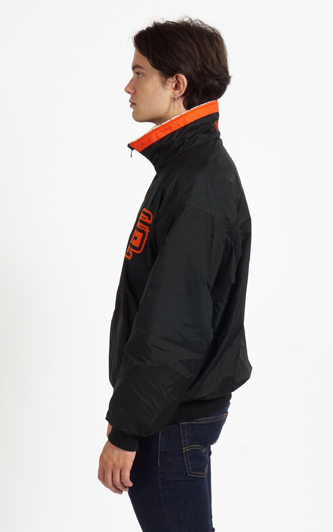 VINTAGE San Francisco Giants Reversible Baseball Bomber Jacket resellum