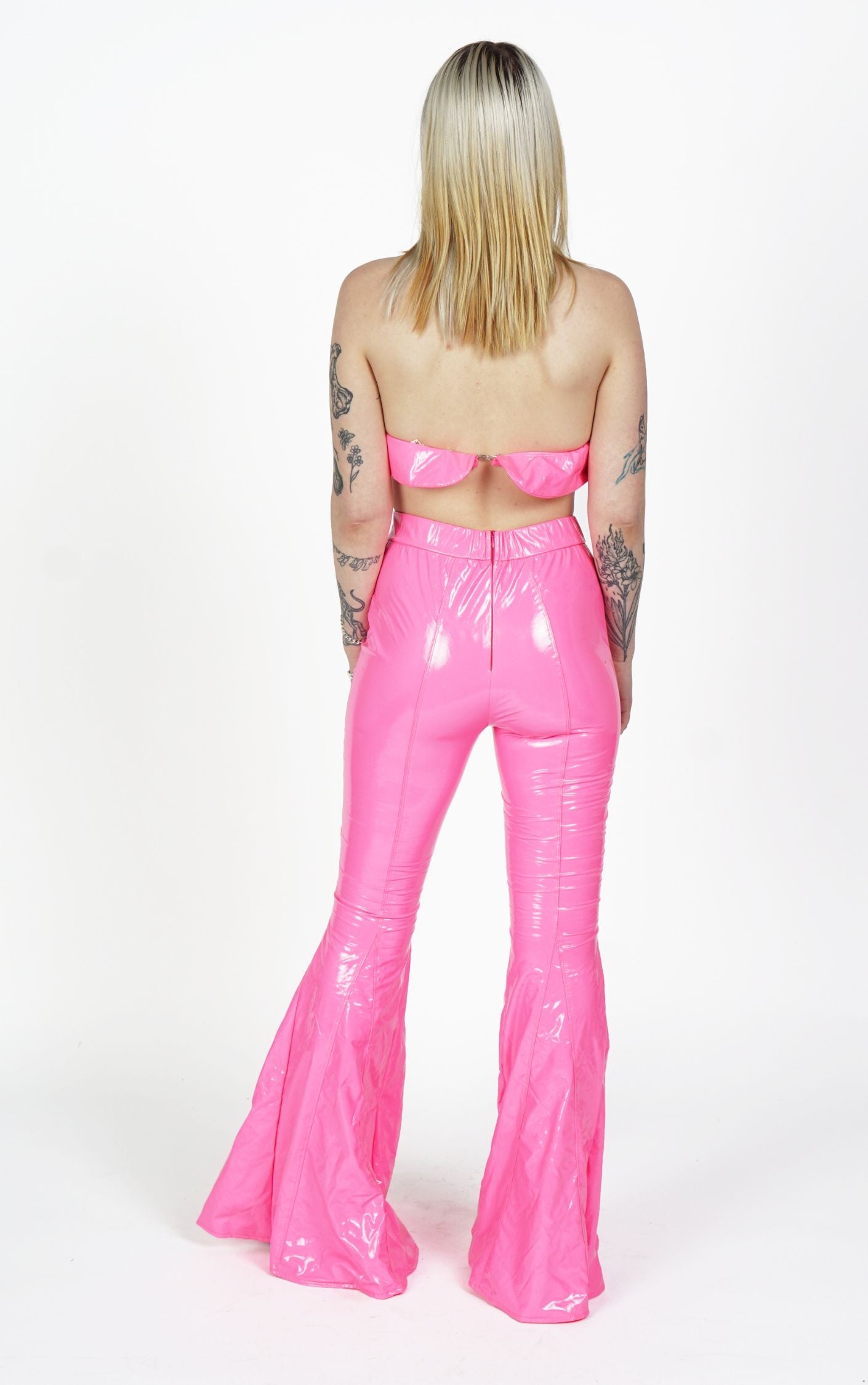 Y2K Malibu Barbie Party Pink Halloween Costume Pants Set resellum