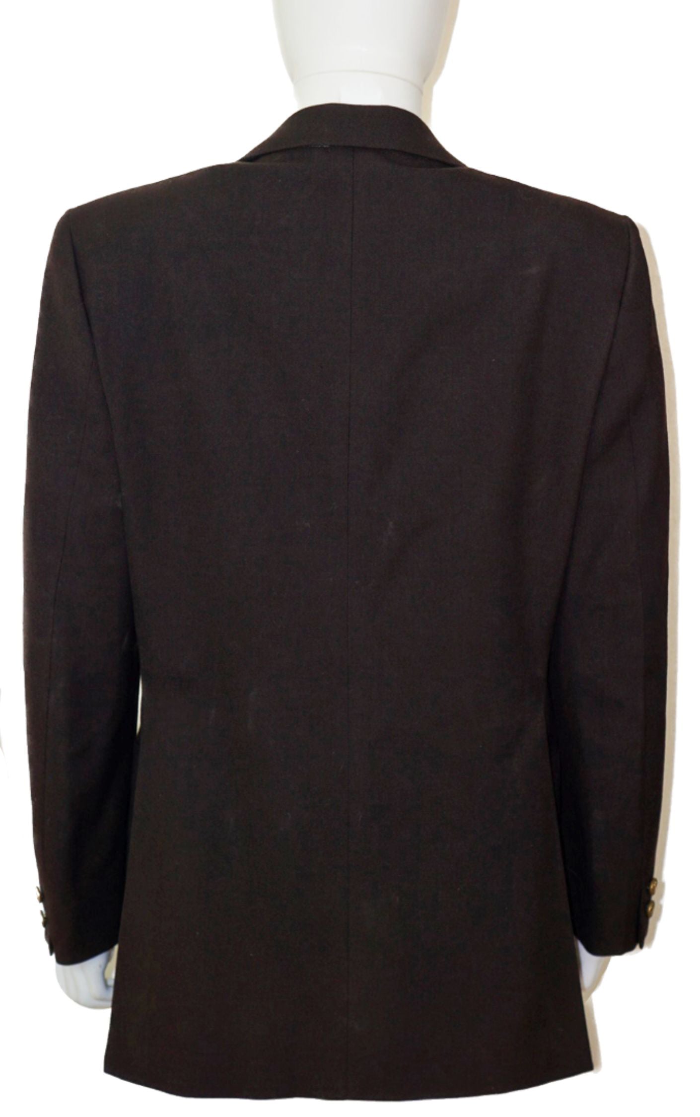 YVES SAINT LAURENT Vintage YSL Brown Blazer resellum