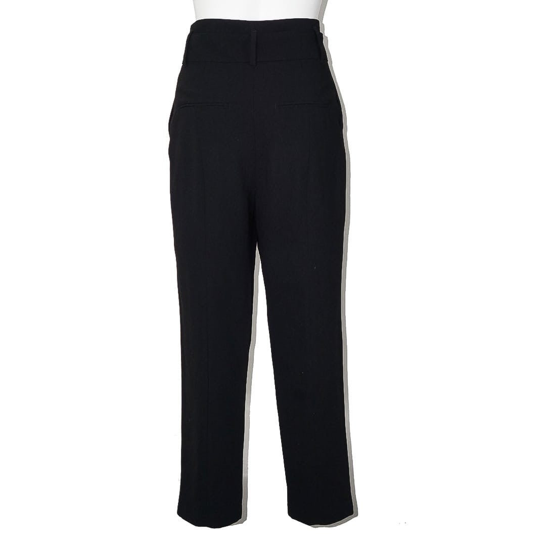 ZARA Straight Leg High Waist Belted Pants by Click On Trend